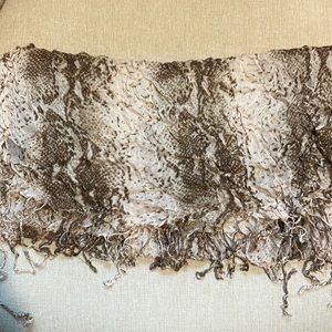 Snake Print Scarf